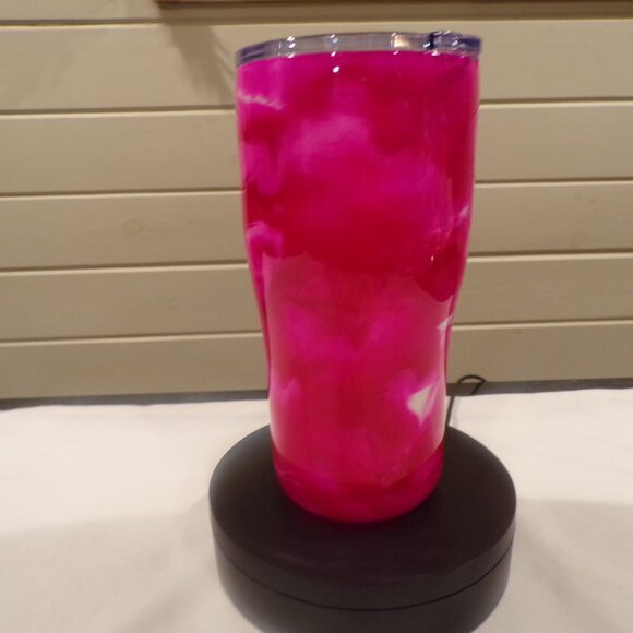 Pretty in Pink Drink Tumbler, SS Double Wall Insulated, Gift for She Her - Picture 2 of 8